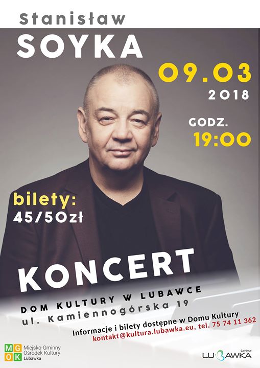 Apartamenty Karpacz na sprzedaż DOMO zapraszają na koncert Stanisława Soyki