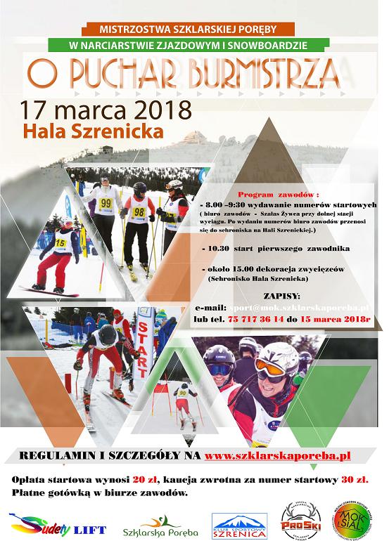 Apartamenty Szklarska Poręba zapraszają na MIstrzostwa Szklarskiej Poręby w narciarstwie zjazdowym i snowboardzie