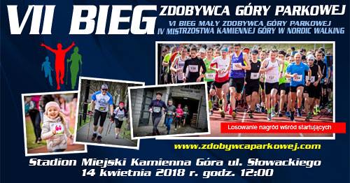 Nieruchomości Karpacz DOMO zapraszają na VII Bieg Zdobywca Góry Parkowej w Kamiennej Górze