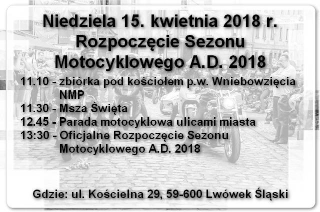 Nieruchomości Szklarska Poręba DOMO zapraszają na rozpoczęcie sezonu motocyklowego do Lwówka Śląskiego