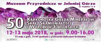 Apartamenty Szklarska Poręba DOMO poleca 50. Karkonoską Giełdę Minerałów, Skał, Skamieniałości i Wyrobów jubilerskich