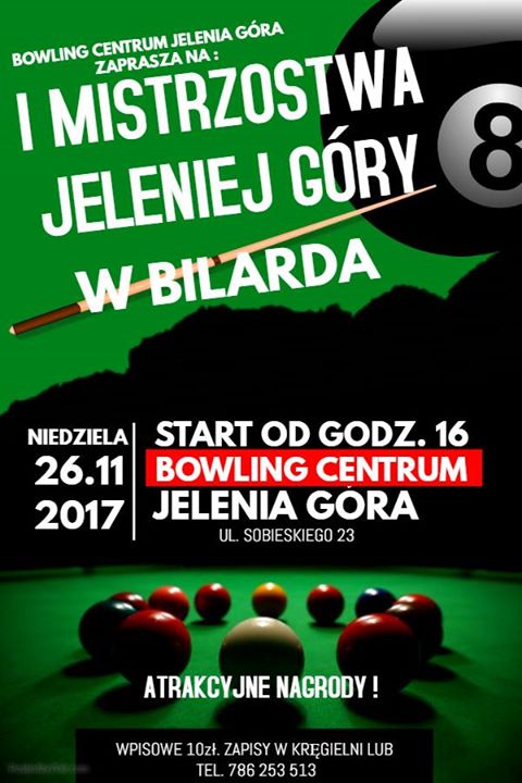 Nieruchopmości Karpacz na sprzedaż DOMO, I Mistrzostwa Jeleniej Góry w Bilarda