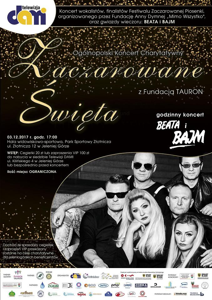 Apartamenty Szklarska Poręba na sprzedaż DOMO, koncert charytatywny "Zaczarowane Święta" - Beata i Bajm